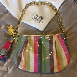 Coach clutch/evening purse